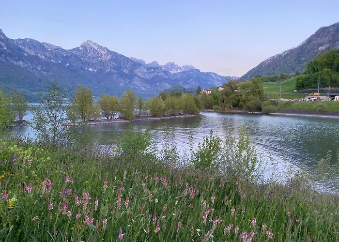 Apartment Maisonette Im Penthouse-stil Ca 145m2 Mit Viel Privatsphäre - Direkt Am Walensee Mit Badestrand Unterterzen