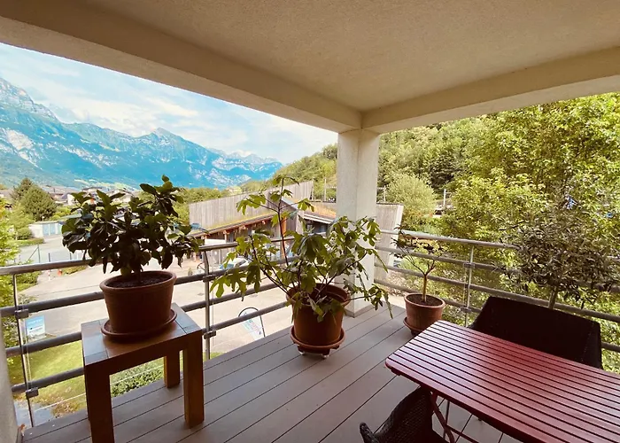 Apartment Maisonette Im Penthouse-stil Ca 145m2 Mit Viel Privatsphäre - Direkt Am Walensee Mit Badestrand Unterterzen